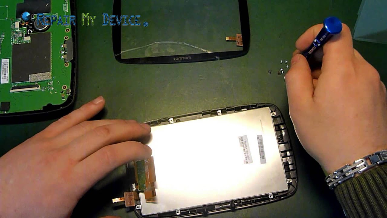 TomTom Go 600, 6000 Digitizer Touch Screen Replacement Disassembly Instructions