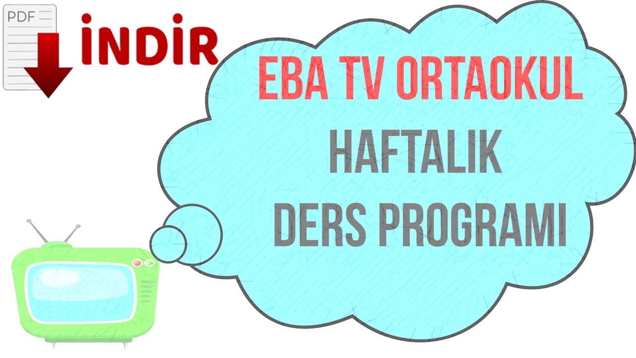 TRT EBA TV ORTAOKUL DERS PROGRAMI