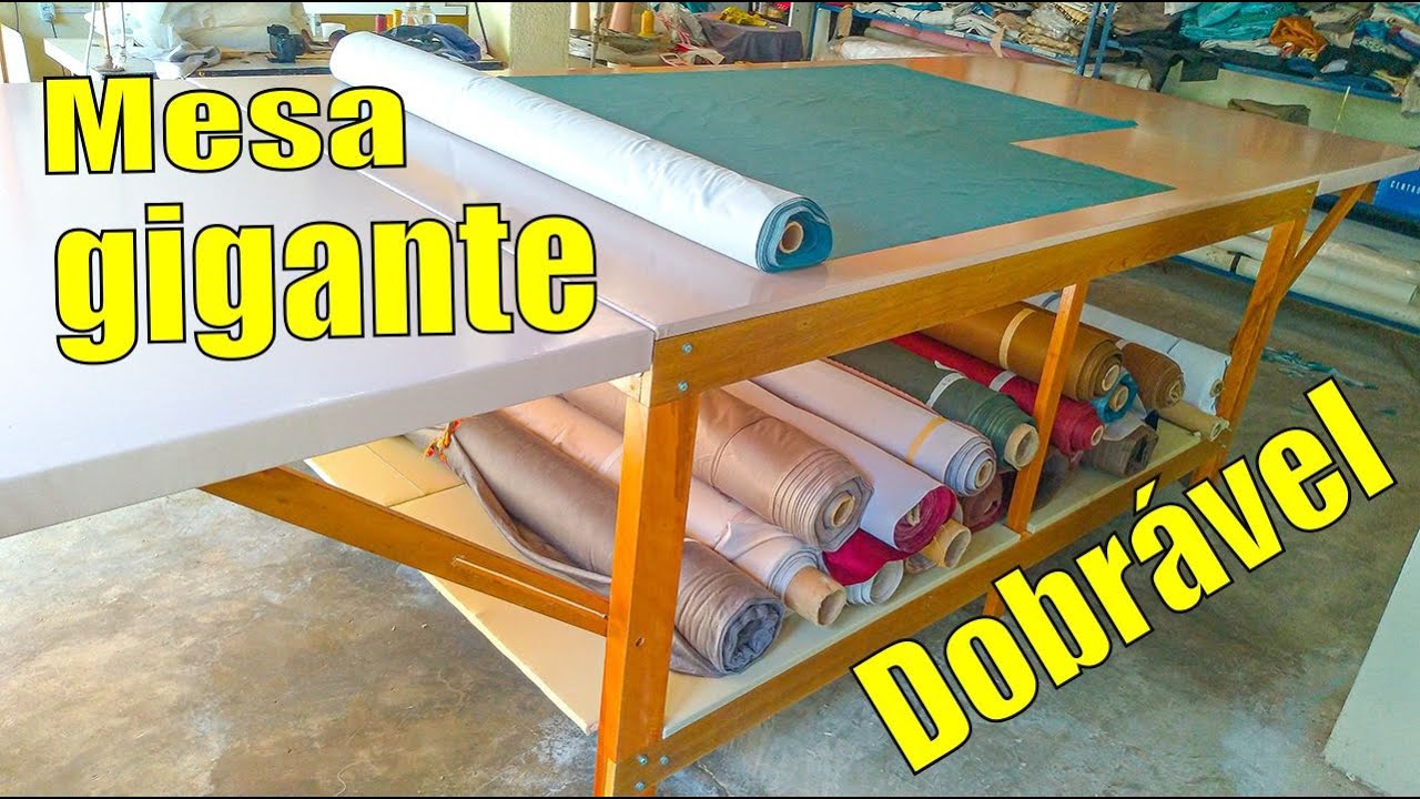 MESA DOBRÁVEL profissional  para  CORTE DE TECIDO