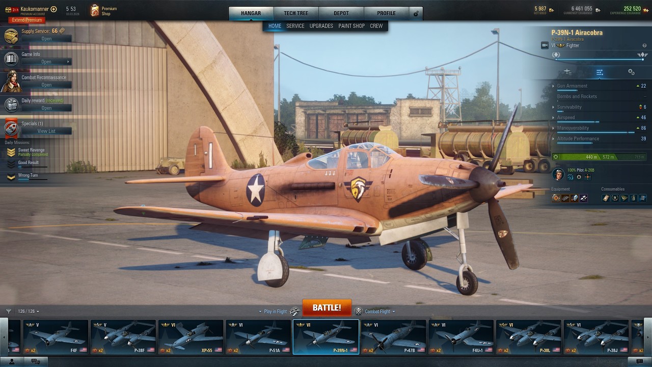 DUSTING Off The HANGAR- P-39N vs F4U World of Warplanes #wowp #warthunder #gaming
