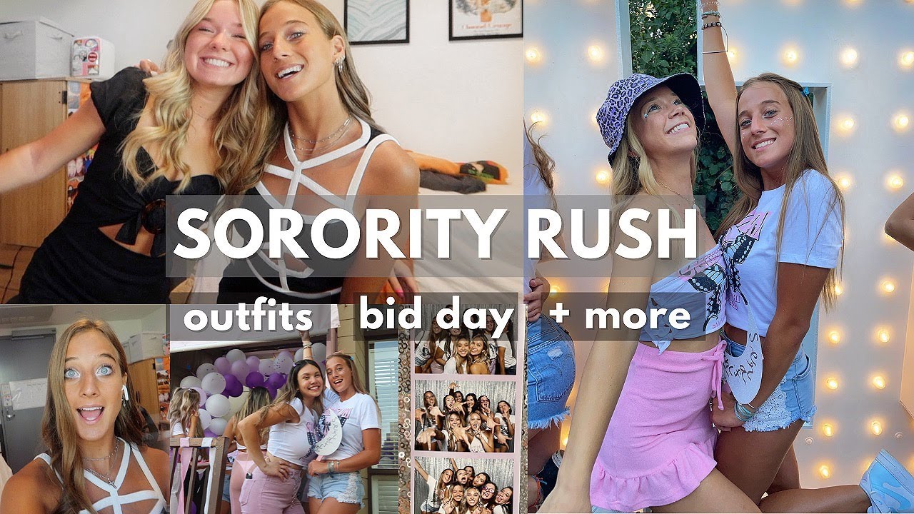 sorority rush week + bid day!!! {san diego state university}