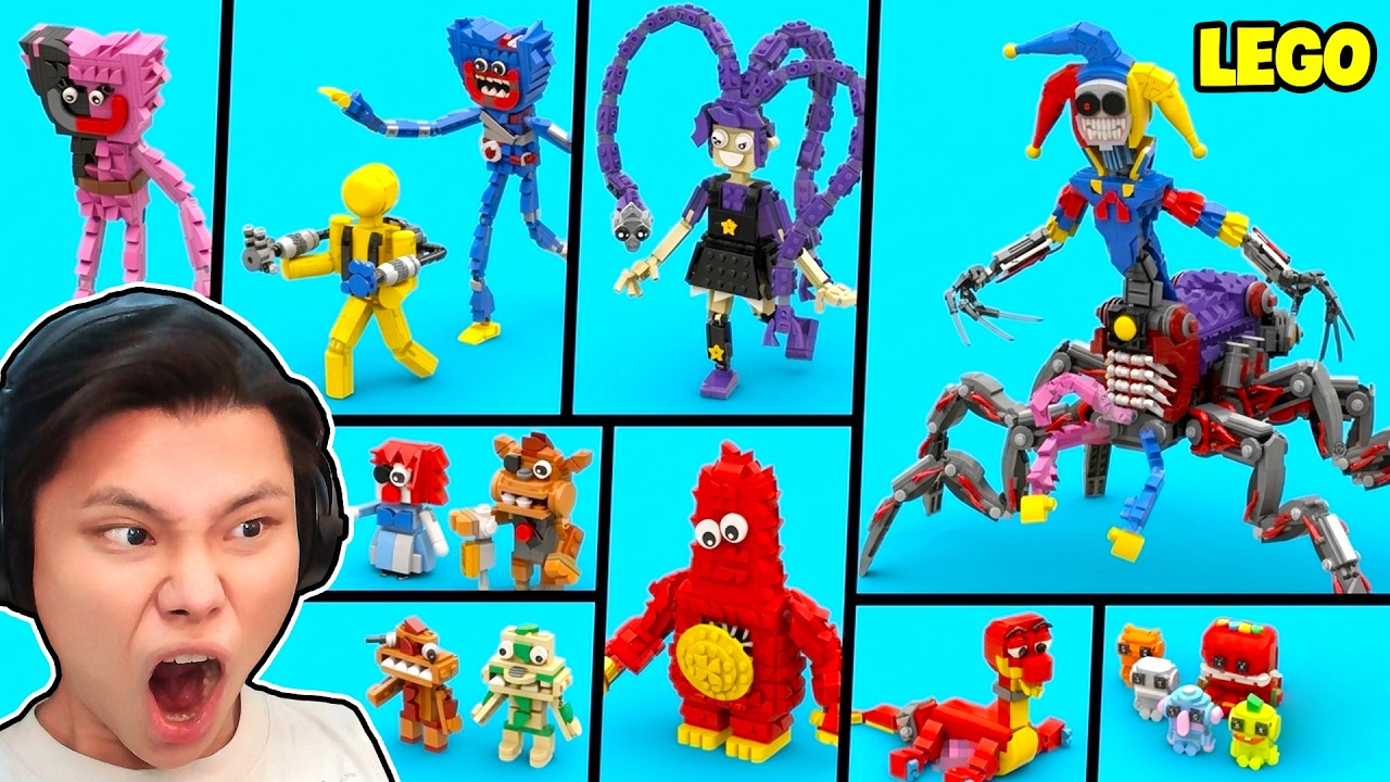 Lắp Ráp LEGO Poppy Playtime Chapter 5 Siêu Đẹp😱🌈JayGray Reaction LEGO Trùm Cuối Prototype 1006