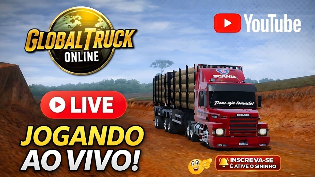🔴Live on Comboio com os Inscritos no Global Truck Online! Bora Acelerar! 🚛💨 🚚💥🚛🔥Deixe o like👍TMJ