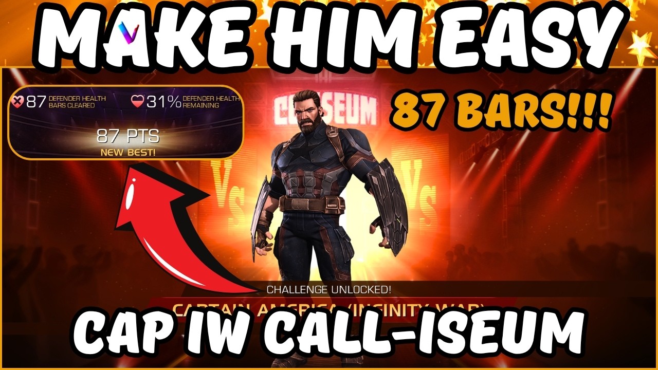 87 Heathbars: Как легко получить Call-iseum Cap IW: Уровни угрозы 5 и 4 MCoC