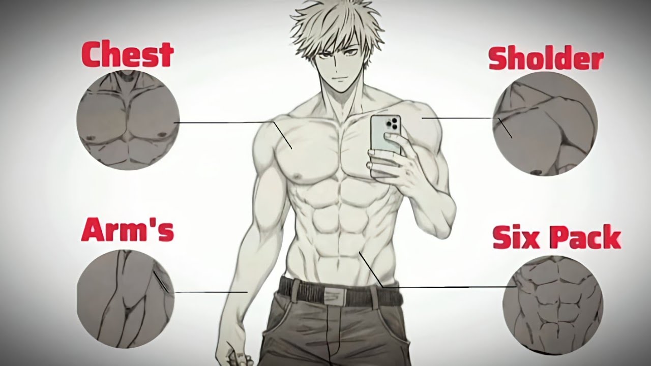 Anime Physique Explained | Build a Powerful Body (Gym & Home)