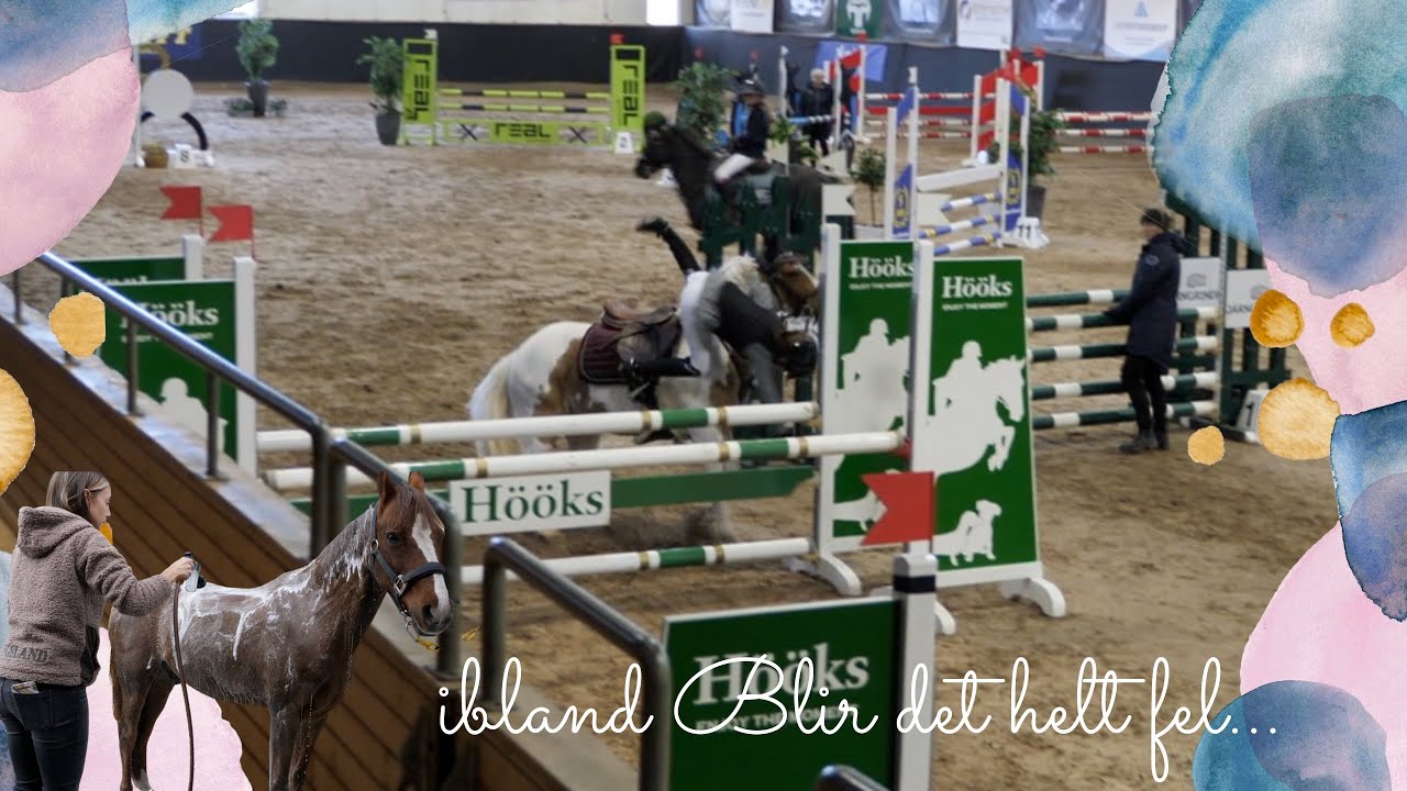 Tävlingsvlogg, testar ngt helt nytt och Hailey flyger av Dolly :/