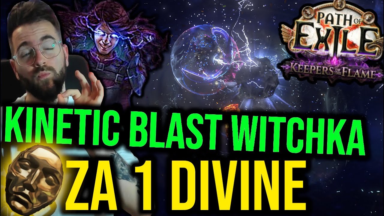 Szybka WYMIATACZKA na T16 i Zarobek za 1 DIVINE w 3.27 Path of Exile 1 Poradnik Kinetic Blast Witch