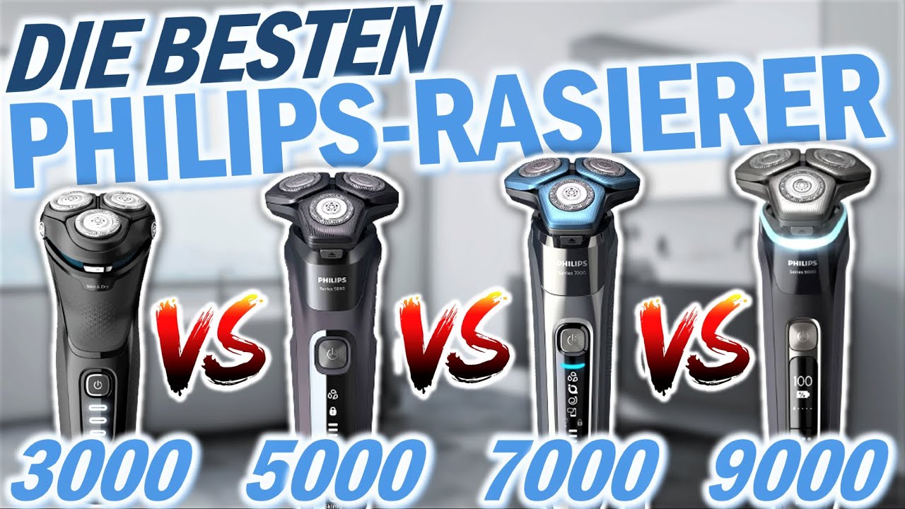 Die besten PHILIPS ELEKTRORASIERER 2026 | Philips Rasierer Test | Series 3000, 5000, 7000 & 9000