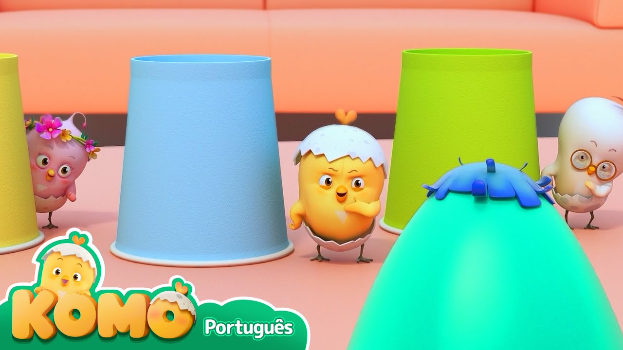 Copos divertidos! Vamos observar! +Mais Episódios Divertidos |Komo Curioso |Desenho Infantil