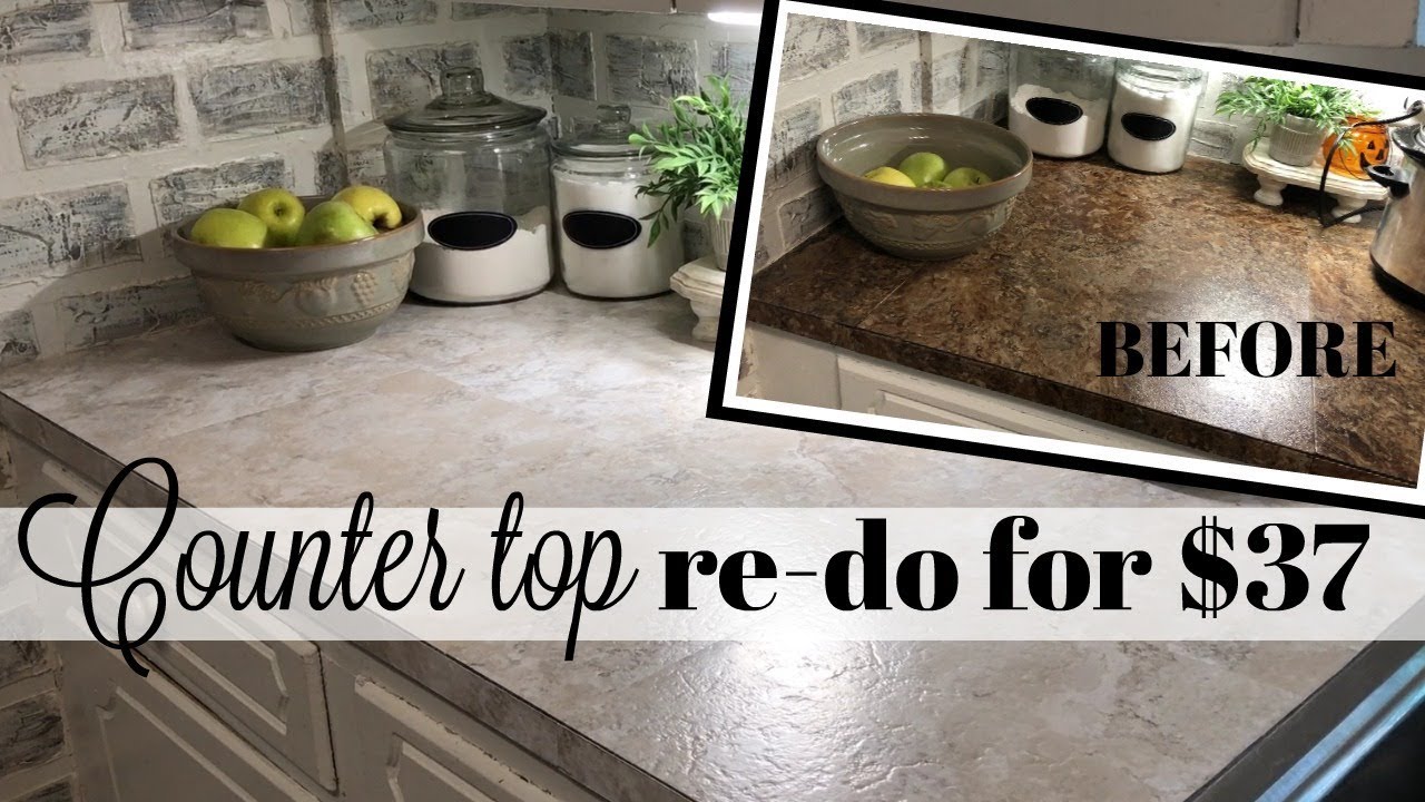 COUNTER TOP RE-DO FOR $37!!