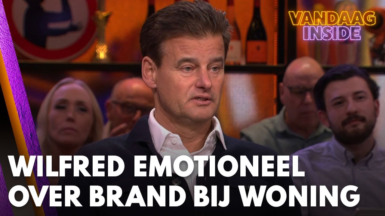 Wilfred Genee emotioneel over brand bij zijn woning: 'Het is echt klote' | VANDAAG INSIDE