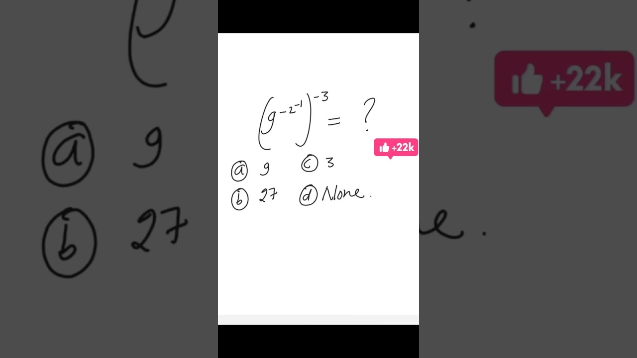 How to solve this problem? #maths #mathstricks #thanksacademy #viralvideo #shorts  #trendingshorts
