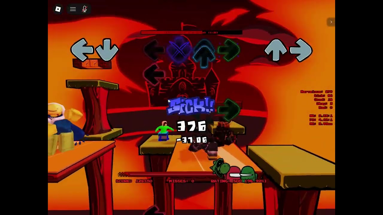 going against my friends again (got a little buggy with the faces at one point)