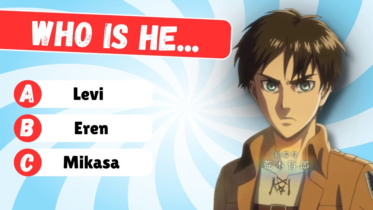 Only 1% Can Pass This Quiz of Attack on Titan Anime Test
