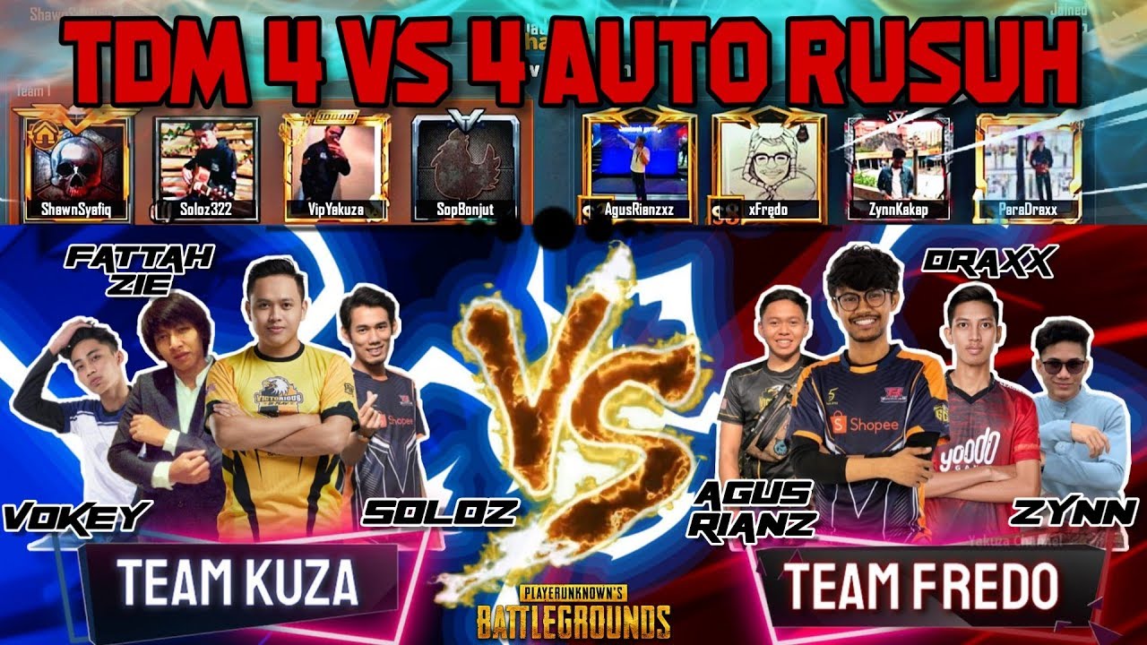 TDM RASA MOBILE LEGEND | LINE UP BARU VIP SQUAD ??? | PUBG MOBILE
