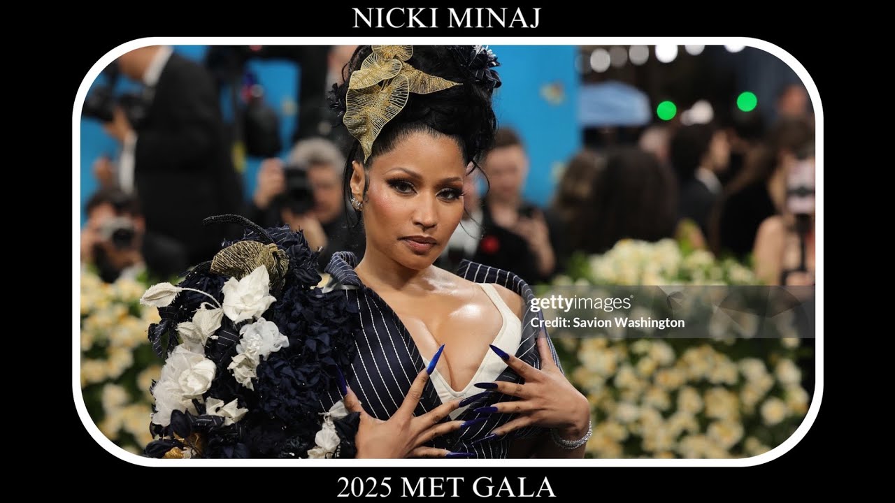 Nicki Minaj At The 2025 Met Gala! 🖤