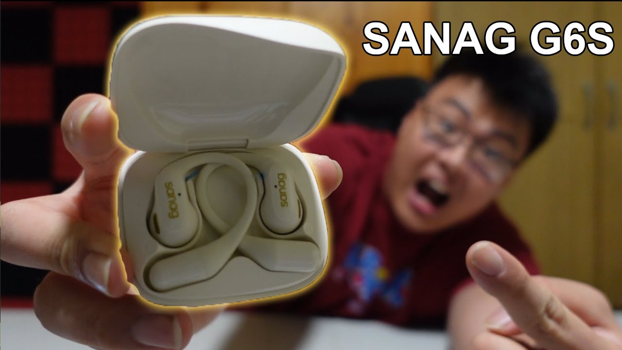 Sanag G6S Wireless Ear Hook Headphones – Smart Air Conduction Redefined!