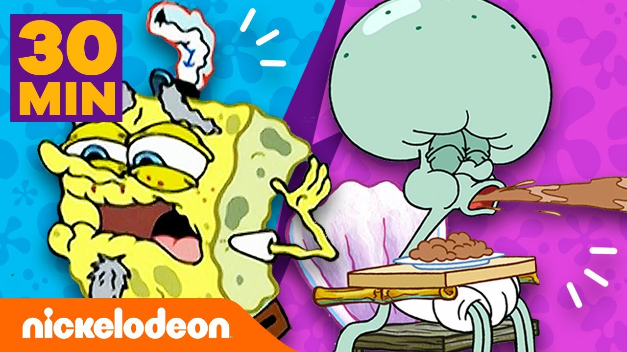 SpongeBob | Życie SpongeBoba, od wczesnego dzieciństwa po stare lata | Nickelodeon Polska