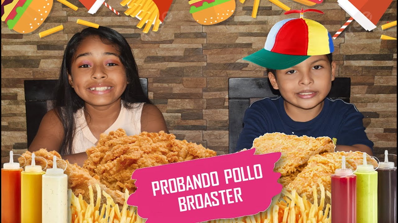 🍗🍟😋PROBANDO POLLO BROASTER😋🍟🍗