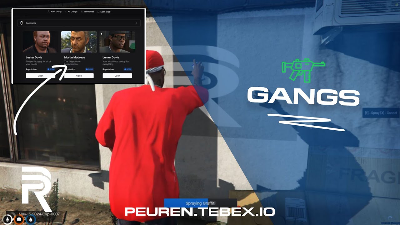 PeuRen Development - Gangs | In-Depth Showcase (FiveM)
