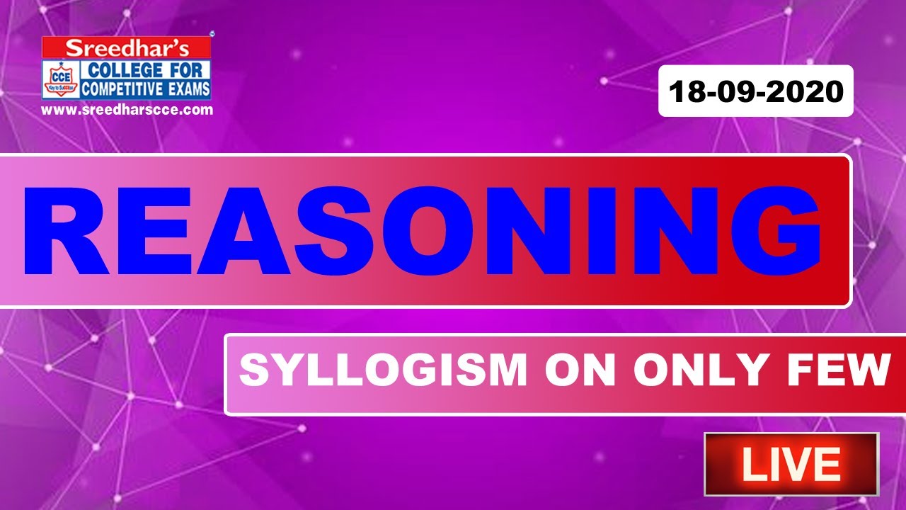 Reasoning Syllogism On Only A Few Questions, Tips and Tricks in Telugu For all bank exams