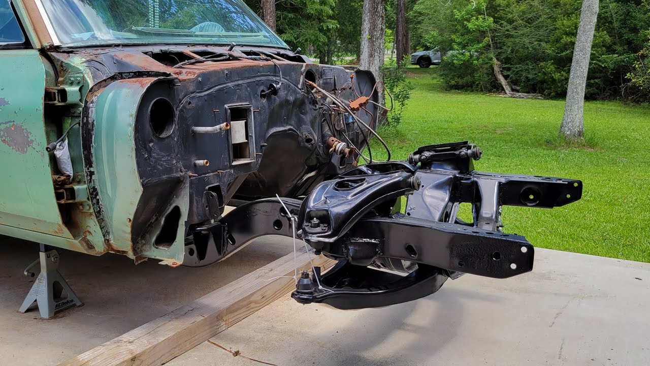 1968 Nova front subframe install