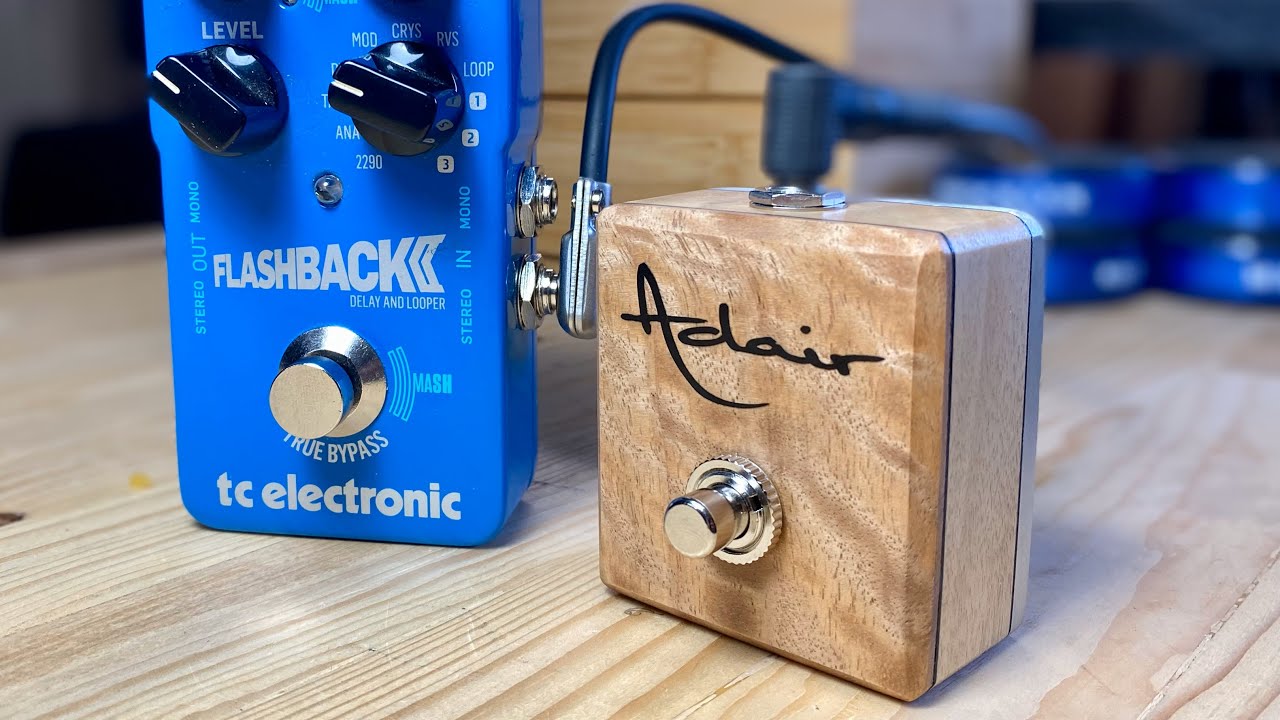 I built a tap tempo pedal for my TC Electronic FLASHBACK 2 digital delay pedal