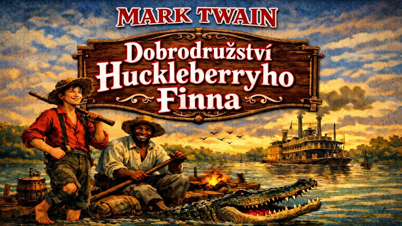 Dobrodružství Huckleberryho Finna Audiokniha - Mark Twain