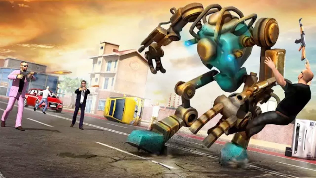 Robot Car Hero Sim 3D Android Gameplay