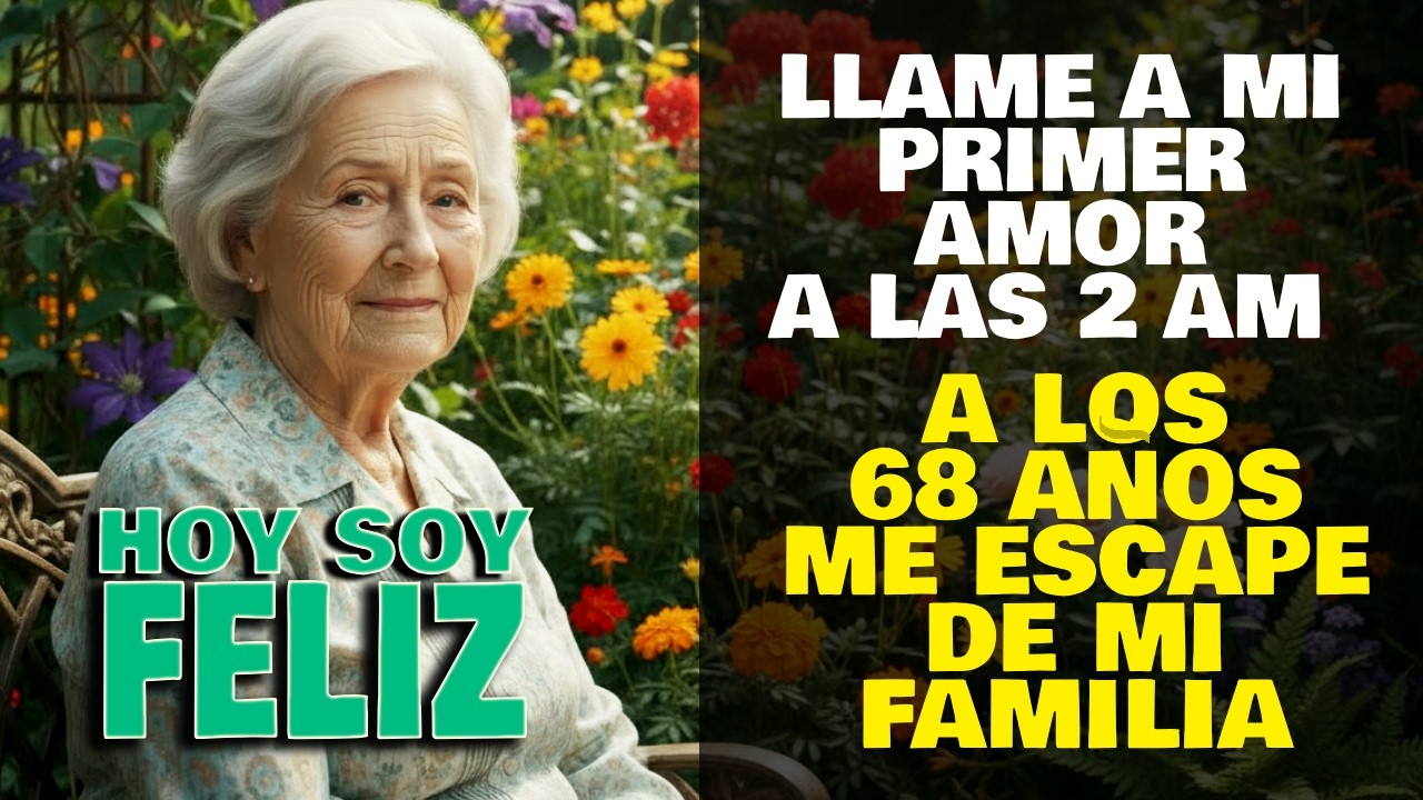 A los 68 años me escapé de mi familia: CON MI PRIMER AMOR HOY SOY FELIZ