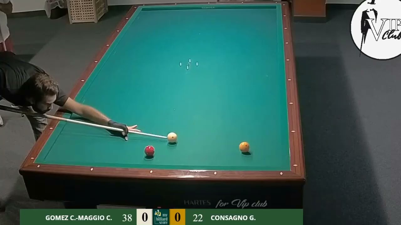 GOMEZ C MAGGIO VS CONSAGNO G | 5 PIN | Bellissimo Biliardo Italiano