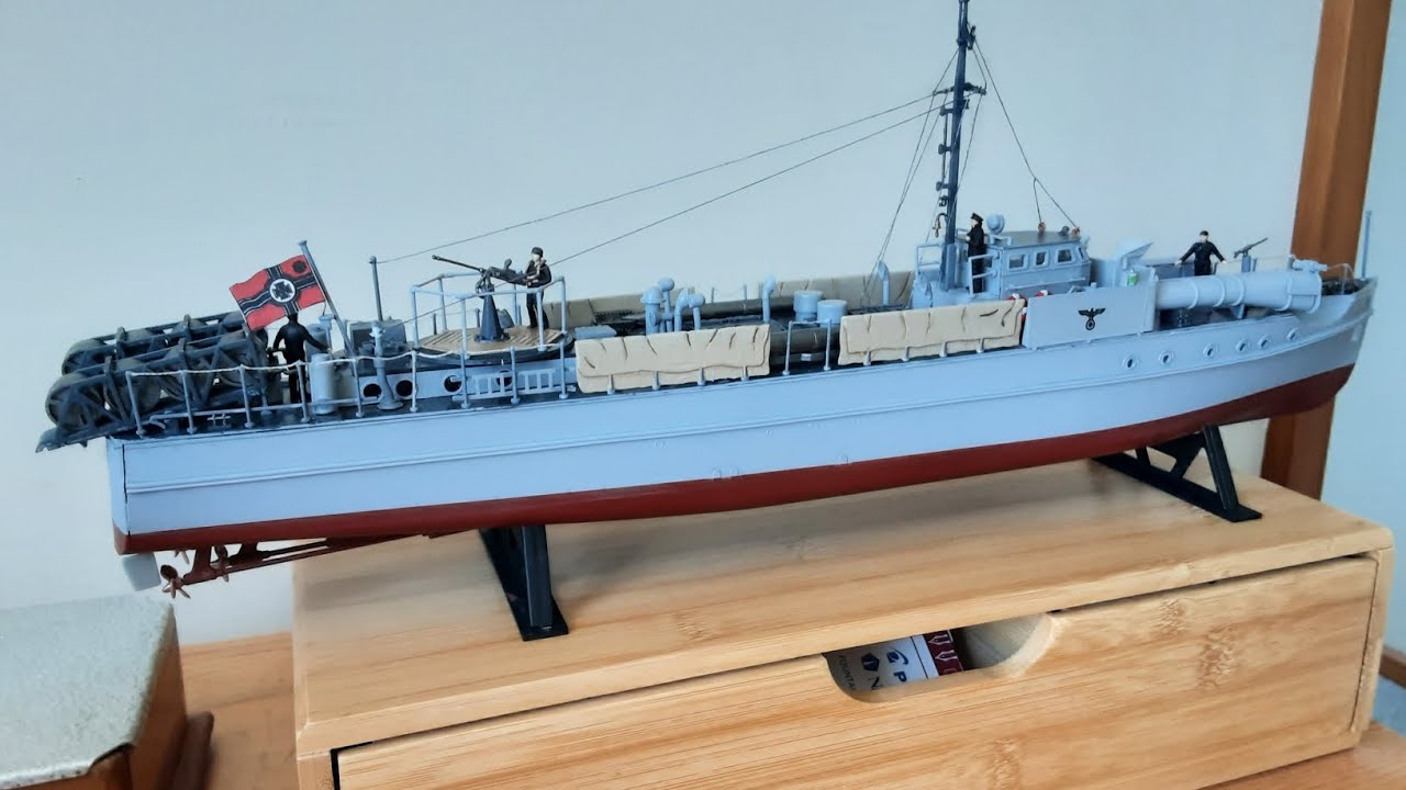 Airfix 1/72 German E-Boat (Schnellboot) Model build 