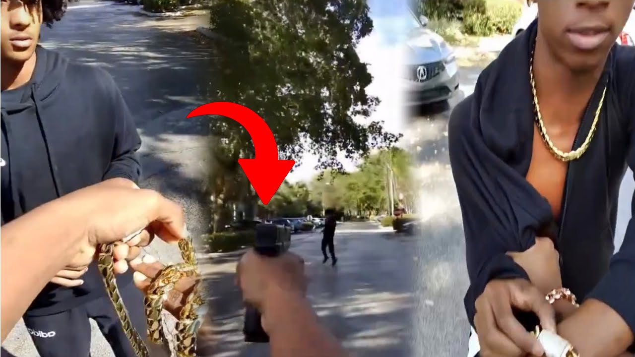 Florida YN’s Almost K*lled On Camera After Trying To Run Off On Haitian Jeweler!