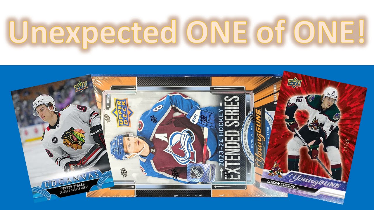 Pulling an Unexpected ONE of ONE On Release Day! 2023-24 Upper Deck Extended Series