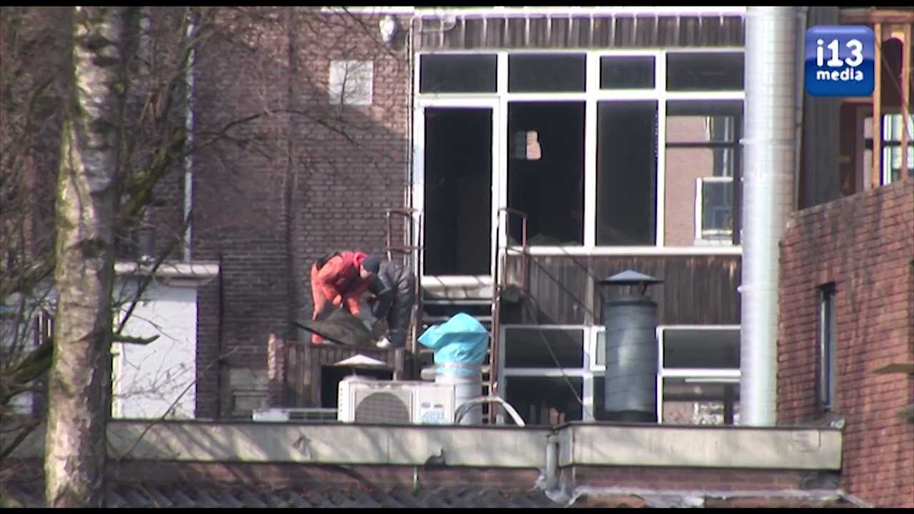 Verpauperd pand aan de Heuvelring in Tilburg, gaat plaats maken voor een nieuwe straat.