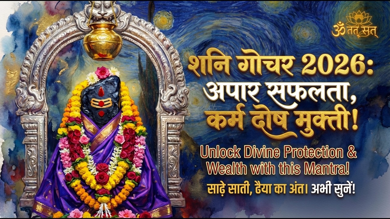 SATURN TRANSIT 2026 |Listen to this Shani Mantra to Remove All Obstacles |शनि गोचर 2026