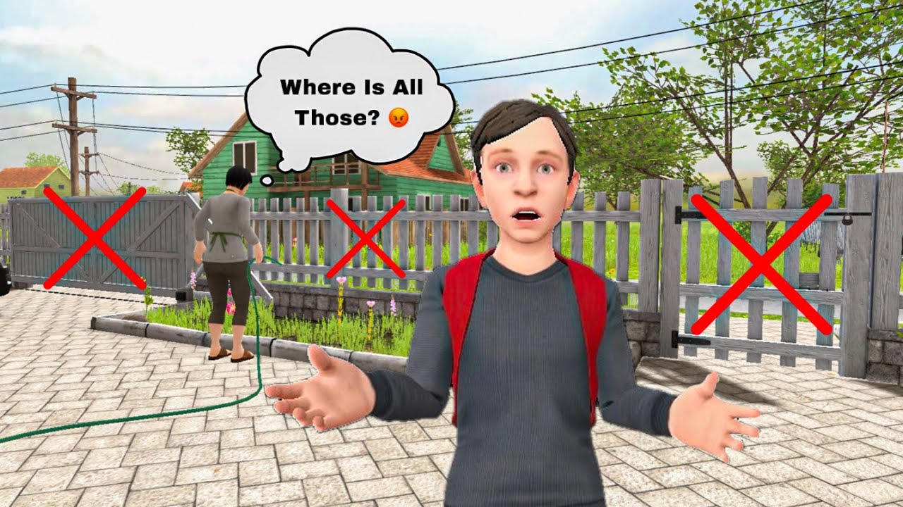 Andrew House Fence & Gates are Missing in SchoolBoy Runaway Stealth