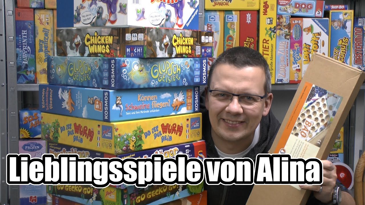 Lieblingsspiele von Alina - Teil 1 - Spieltipps für Kinder zwischen 4 und 7 Jahre