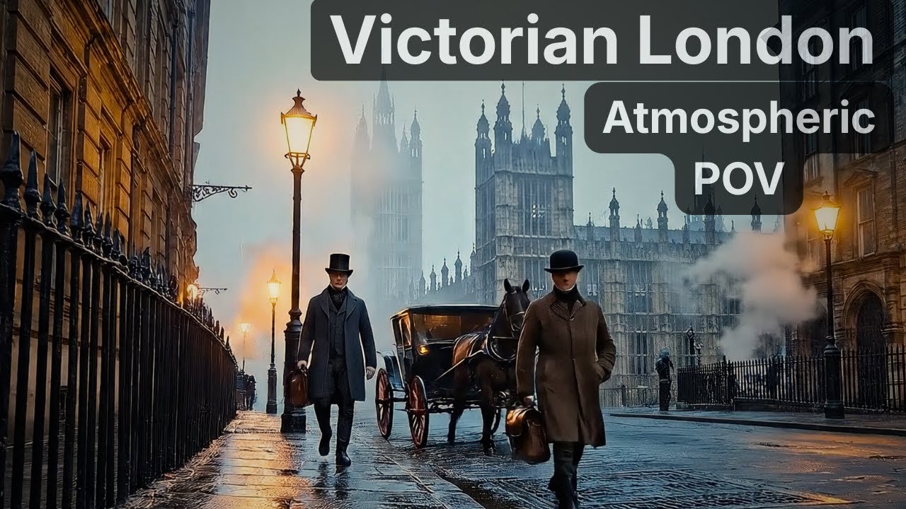 A Walk Through Victorian London (1880) – Cinematic POV Tour