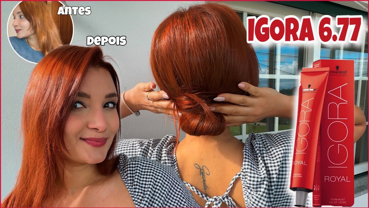 IGORA 6.77 - Mudando o tom do ruivo 🧡