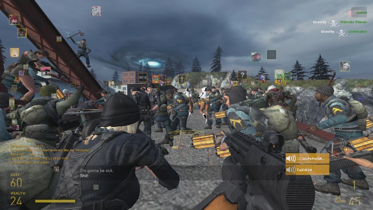 Half-Life 2's Campaign but with 100+  People