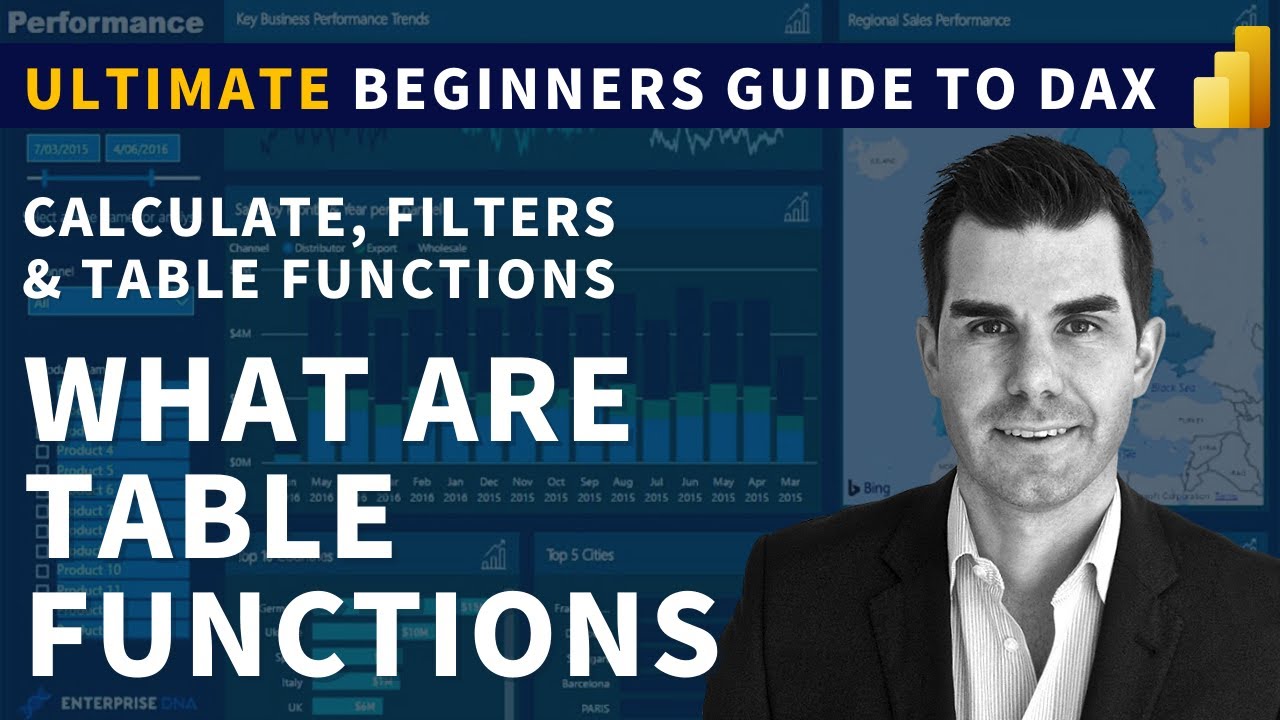 What Are Table Functions - (1.16) Ultimate Beginners Guide to DAX 2020