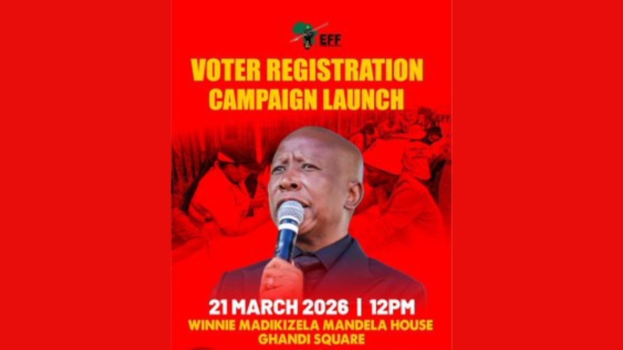 Julius Malema Address EFF At Voters Registration Campaign Launch 21 March 2026