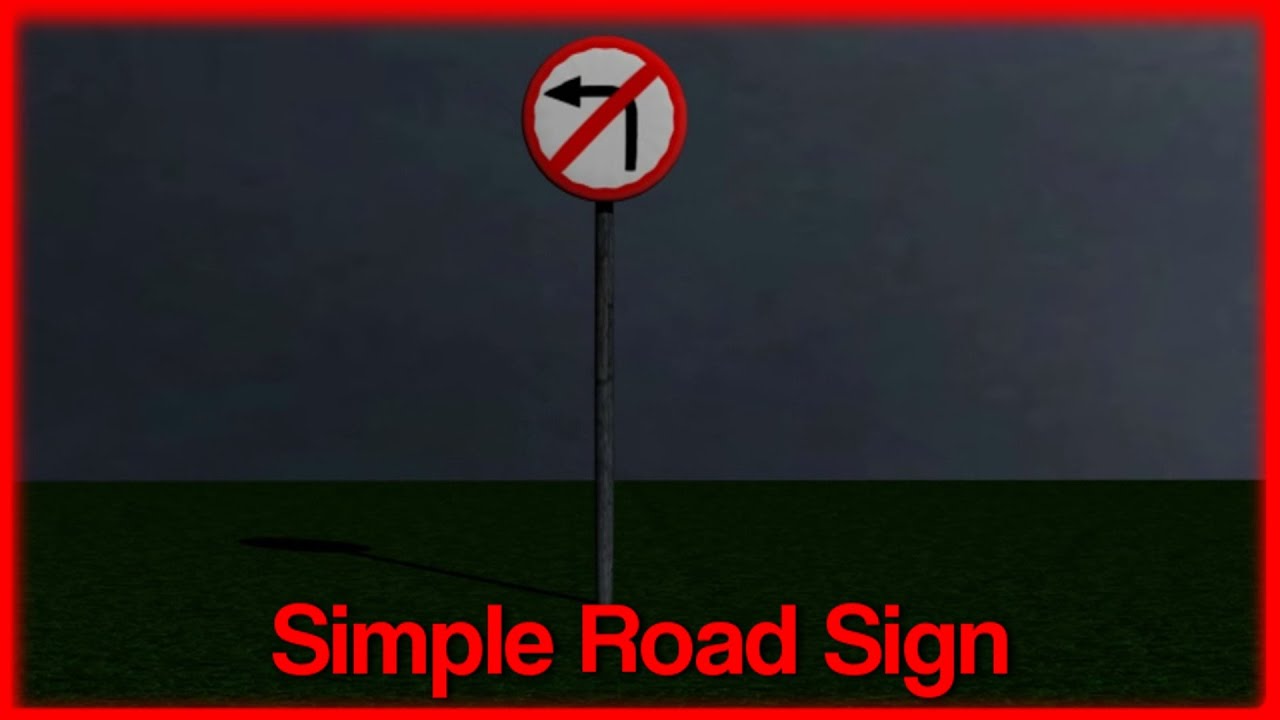 [TUTORIAL] How to make a simple Road Sign in Maya