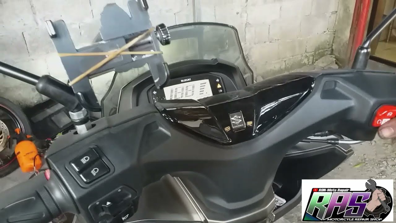 suzuki burgman 125 valve clearance  tutorial