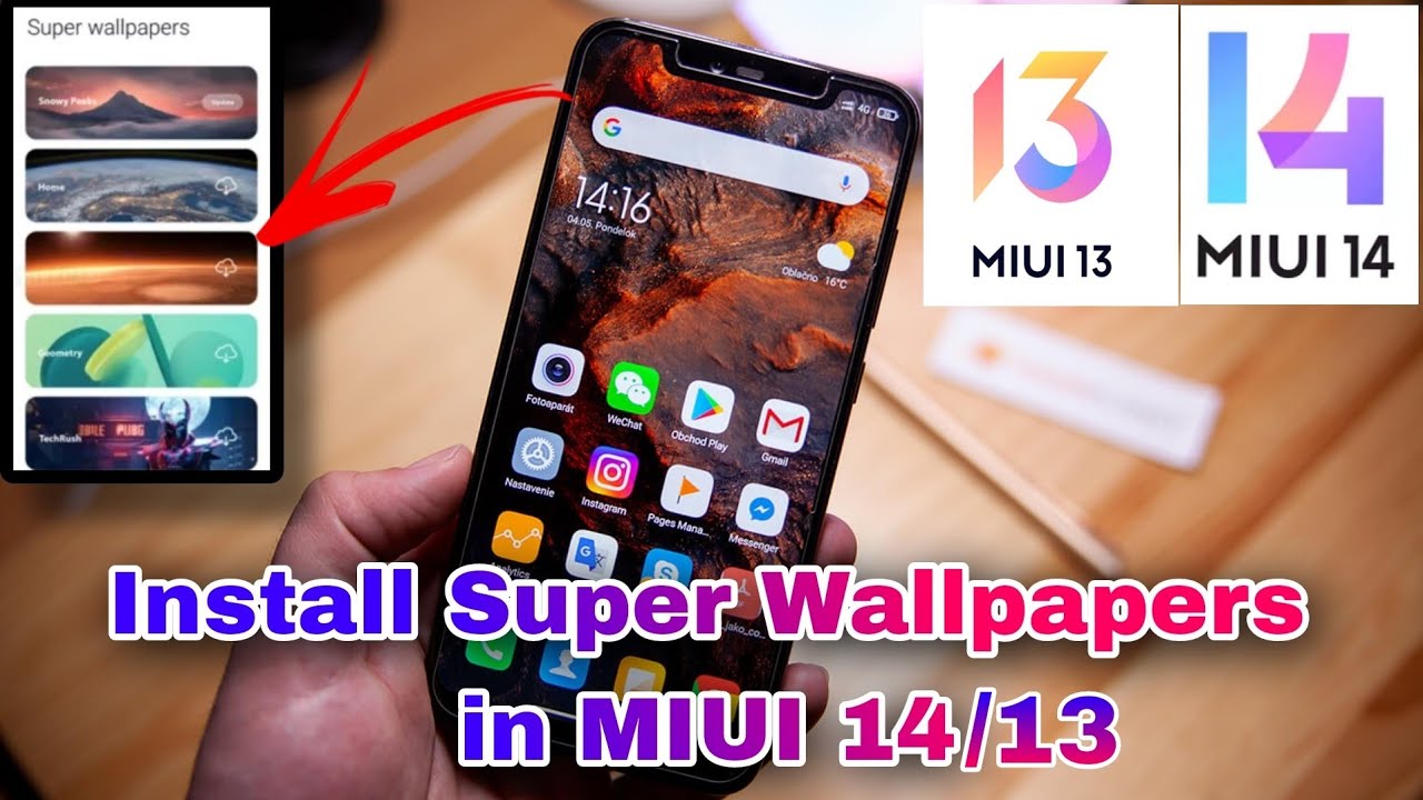 Install Super Wallpapers in MIUI 14/13 Android 13/12 All Devices | New Method 2023 Xiaomi/Redmi/Poco