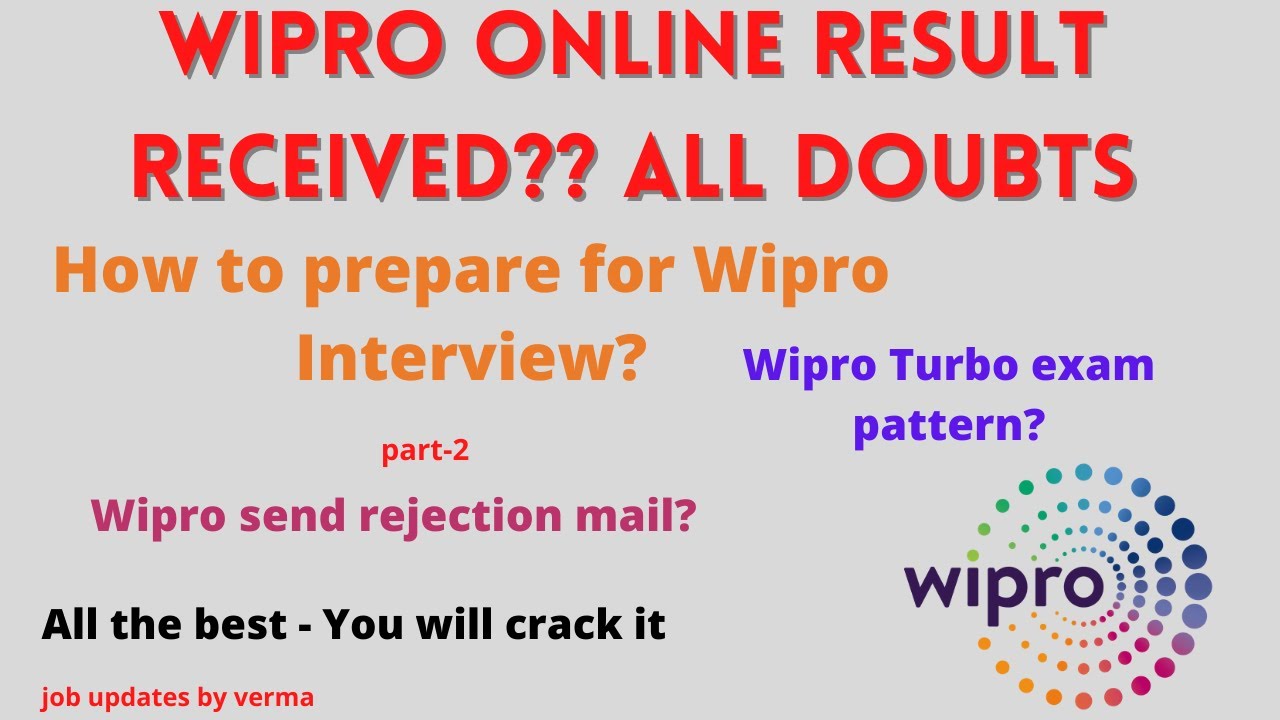 Wipro result out ?? Wipro NTH 2022 mostly FAQs? All doubts cleared