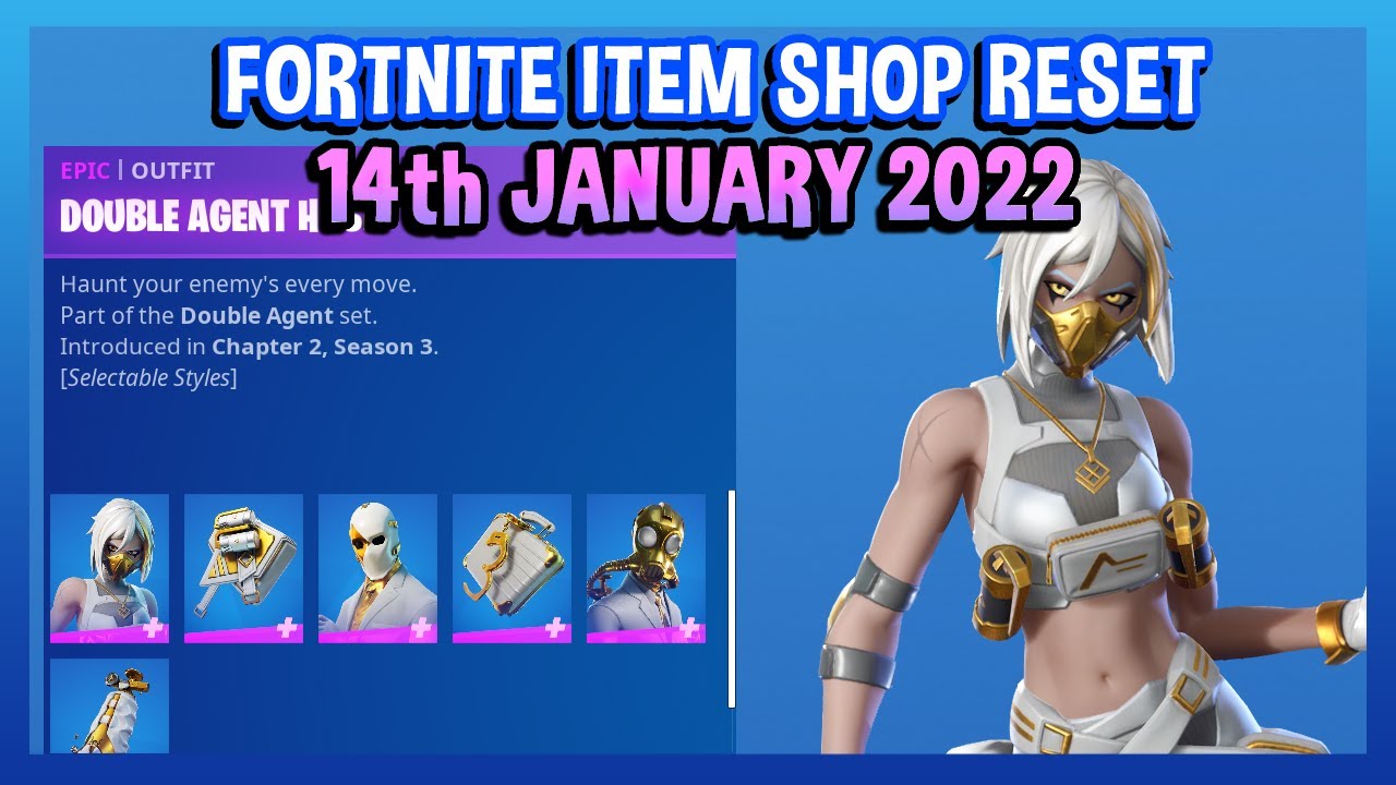DOUBLE AGENT PACK IS BACK! (Fortnite Item Shop Reset 14th January 2022)