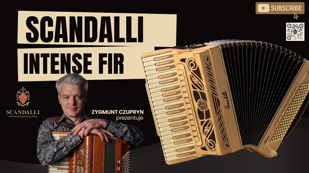 Akordeon Scandalli Intense Fir (piccolo/wysoka oktawa bez tremolo, LMMH) - prezentacja modelu