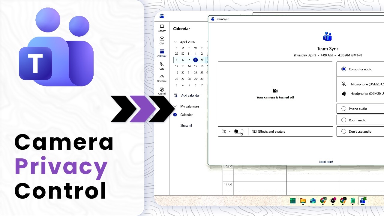 How to Keep Camera Off by Default in Microsoft Teams Meetings